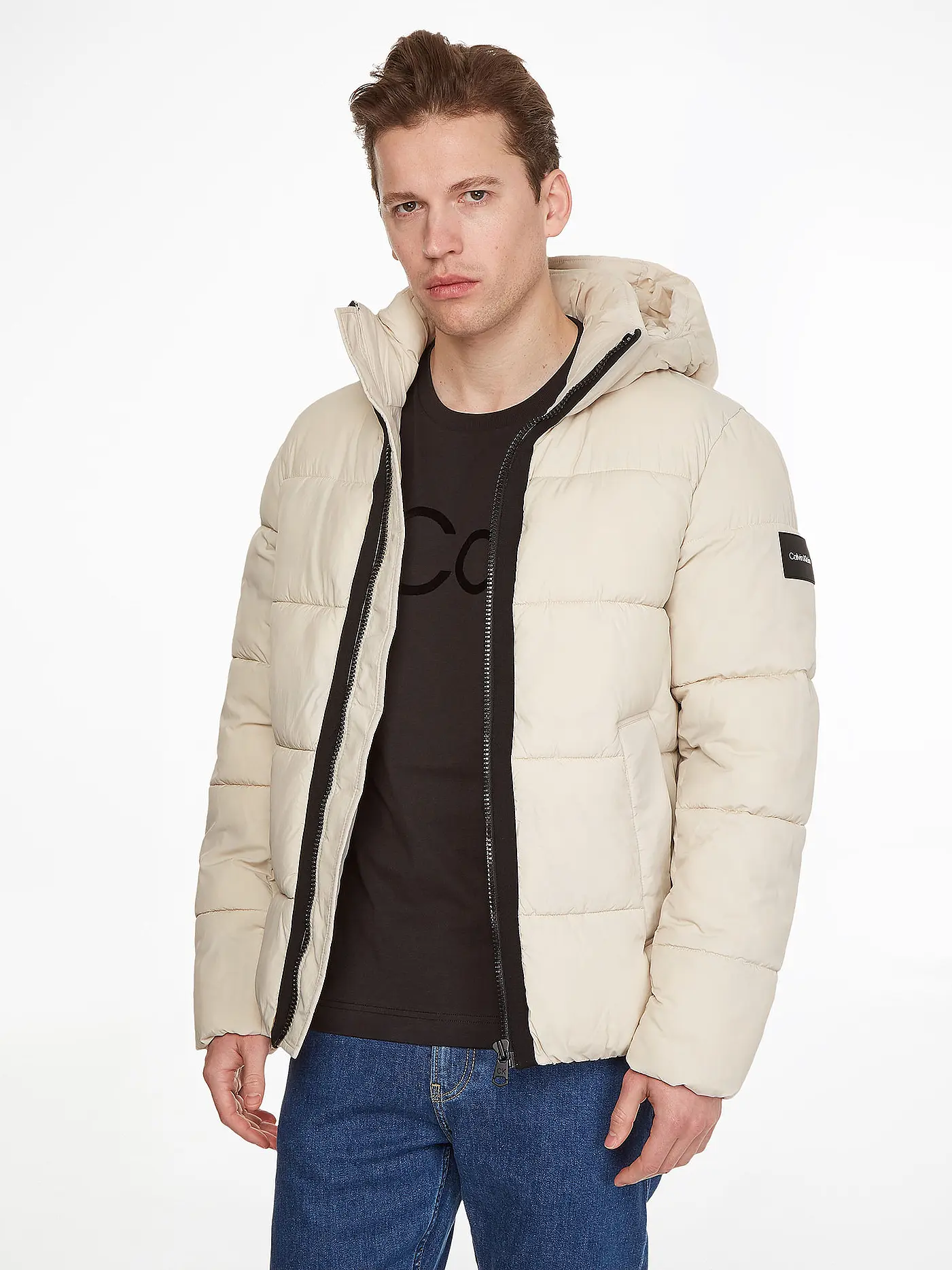 CALVIN KLEIN | Steppjacke | creme
